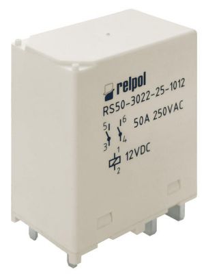 РЕЛЕ RS50, 2NO 50A 24 VDC